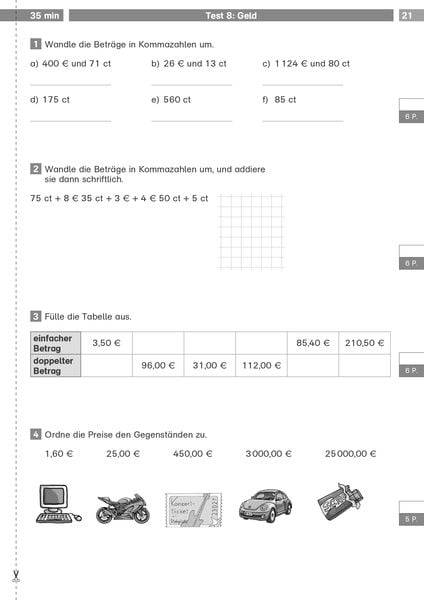 Mathe-Tests 4. Klasse
