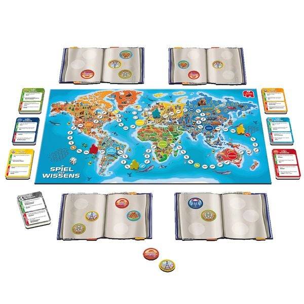 Jumbo 19952 - Spiel des Wissens, Rund um die Welt, Quiz-Spiel