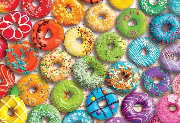 Eurographics 8551-5782 - Donut Rainbow, Puzzle, 550 Teile in Blechdose