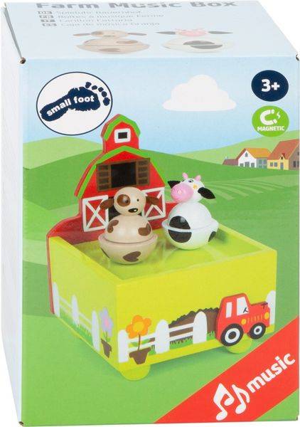 Small foot 11715 - Spieluhr Bauernhof, Holz