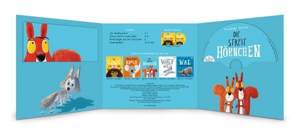 Die Streithörnchen / Kleiner Wolf in weiter Welt (Audio-CD)