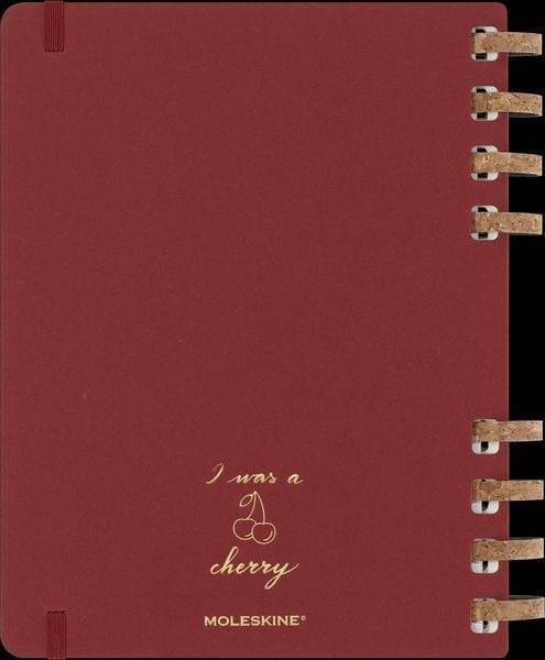Moleskine Undatierter Life Kalender Mit Spiralbindung, Xl, Wochen-Monatskalender, Fester Einband, Crush Cherry