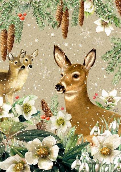 A5-Graspapier-Adventskalender-Sortiment