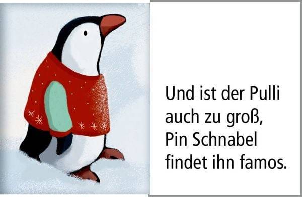 Wandkalender - Pinguin-Weihnacht