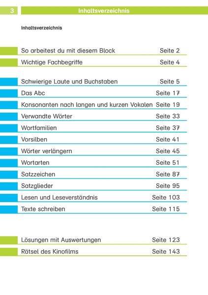 Deutsch-Testblock So gut bin ich! 3. Klasse