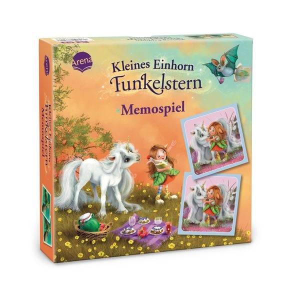 Arena Verlag - Kleines Einhorn Funkelstern – Memospiel