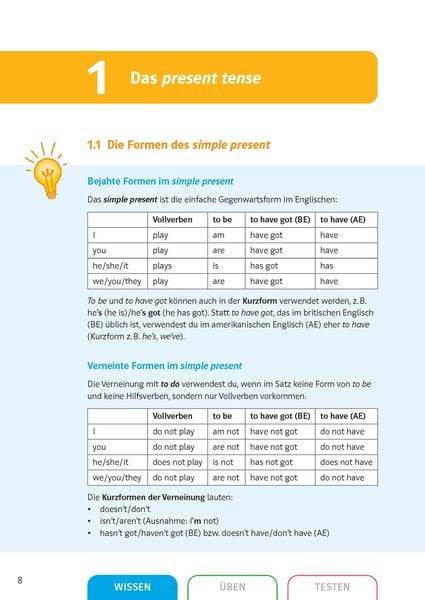 Klett Sicher in Englisch Grammatik 7./8. Klasse