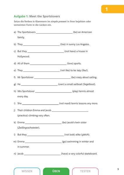 Klett Sicher in Englisch Grammatik 7./8. Klasse