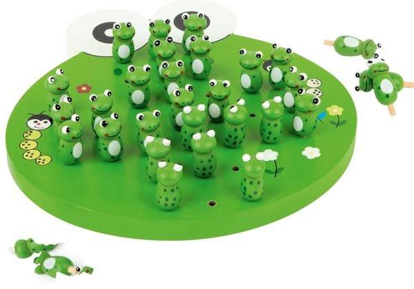 Small foot 1876 - Solitär Frosch, Holz