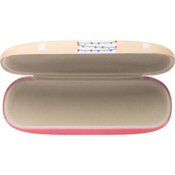 GRUSS & CO 47971 Brillenetui Motiv Rosarote Brille, Hartschale