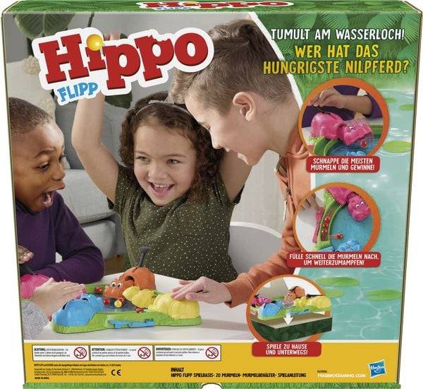 Hasbro - Hippo Flipp - Das Spiel ums verrückte Murmelmampfen, Refresh
