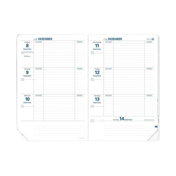 Taschenkalender Texthebdo Impala schwarz 2024/2025