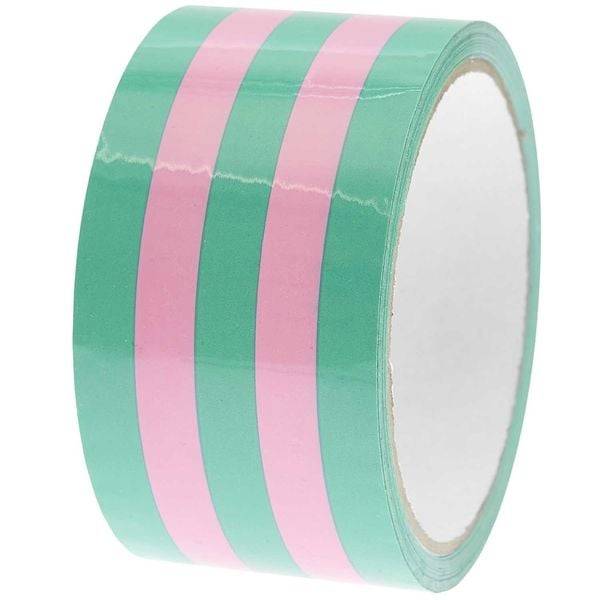 Paketklebeband Rosa / Grün, 5 cm x 32 m