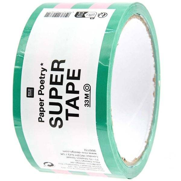 Paketklebeband Rosa / Grün, 5 cm x 32 m