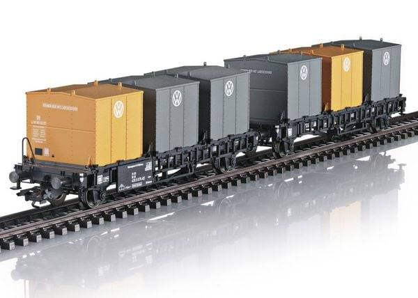 Märklin 46663 H0 Behältertransport-Doppelwagen der DB