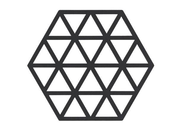 Untersetzer Triangles Black