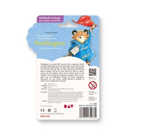Paddington - Kekz: Die schönsten Geschichten (6 Hörbuchabenteuer)