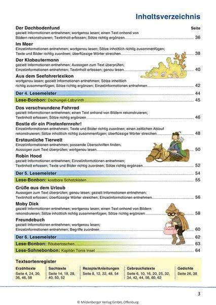 Das Übungsheft Lesen 2