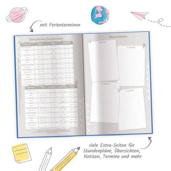 Trötsch Schülerkalender Specials mit Wattierung Peace 23/24