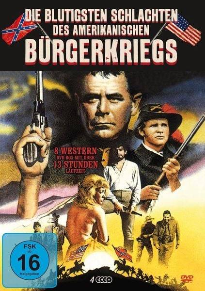 Die blutigsten Schlachten des Amerikanischen Bürgerkriegs [4 DVDs]