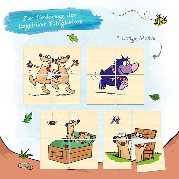 Trötsch Jan und Henry Erster Puzzlespass Holz