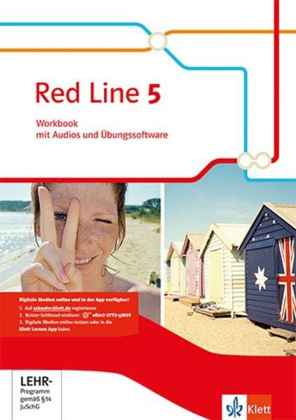 Red Line 5. Workbook mit Audios und Übungssoftware 9. Schuljahr. Ausgabe 2014
