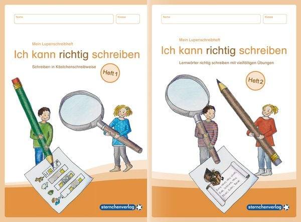 Mein Lupenschreibheft 1 und 2 - Ich kann richtig schreiben -