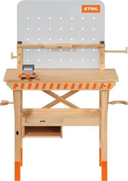 Stihl Kinderwerkbank aus Holz