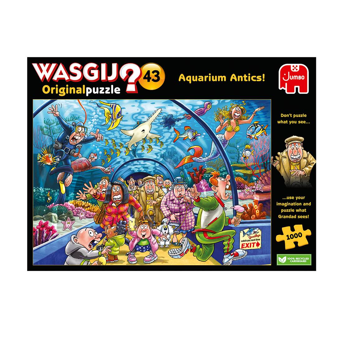 Schachteldeckel für das Puzzle „WASGIJ? 43 Original