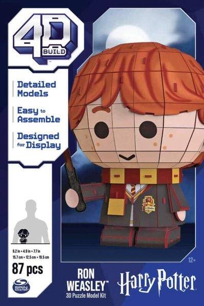 Spin Master - Wizarding World - 4D Build - Harry Potter - Ron Wesley, 87 Teile