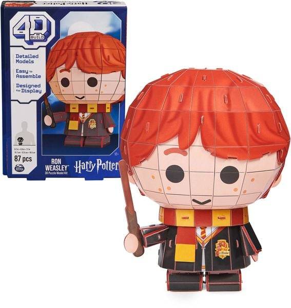 Spin Master - Wizarding World - 4D Build - Harry Potter - Ron Wesley, 87 Teile