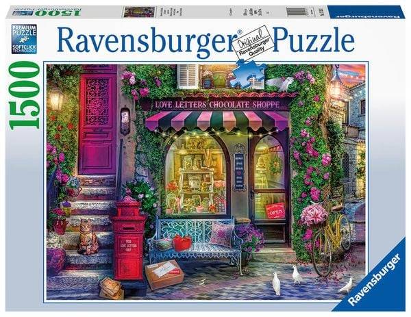 Puzzle Ravensburger Liebesbriefe und Schokolade 1500 Teile