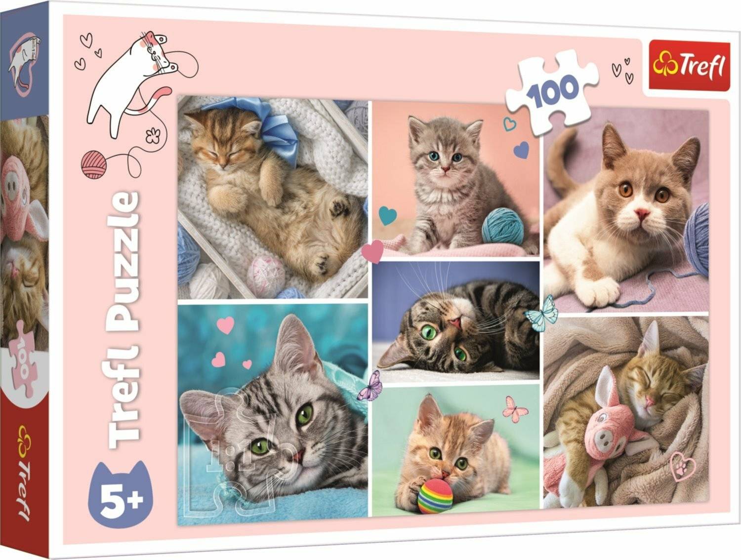 TREFL Puzzle In der Welt der Katze 100 Teile
