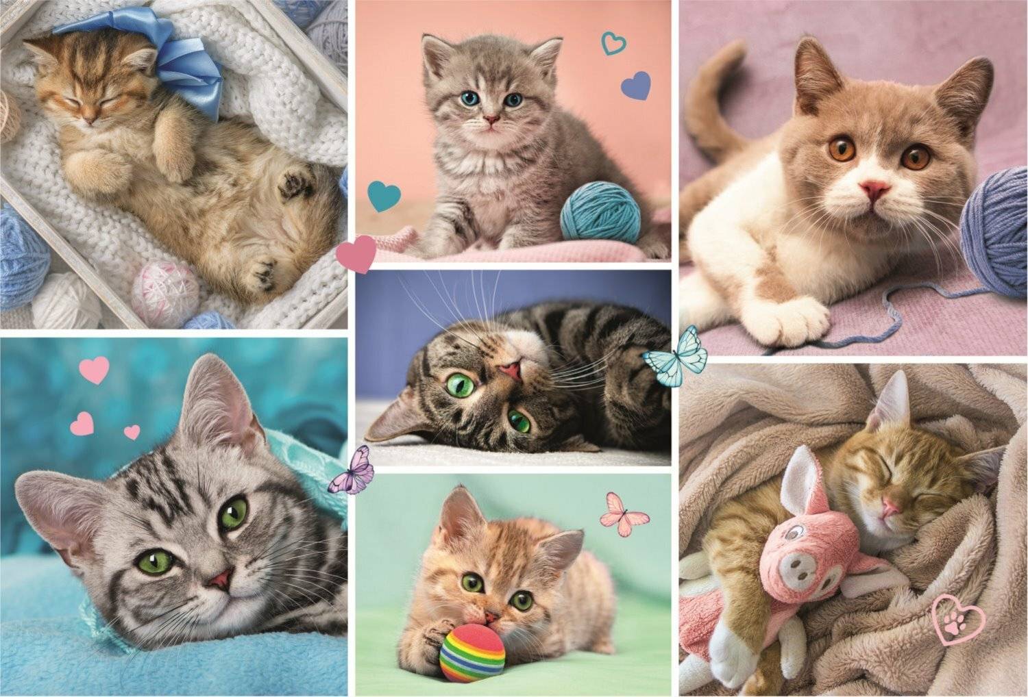 TREFL Puzzle In der Welt der Katze 100 Teile