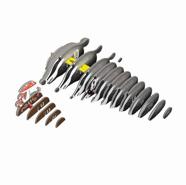 Eugy - 3D Bastelset Dachs