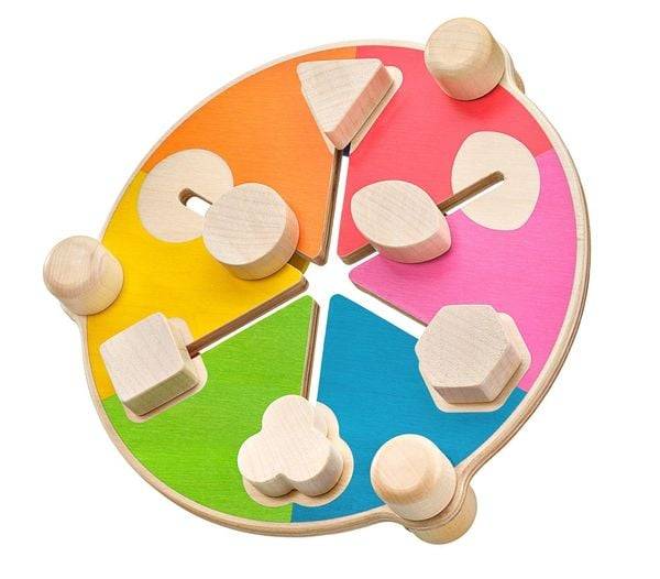 Schmidt Spiele - Selecta - Coloformi, Schiebespaß mit Farben und Formen, 19,5 cm