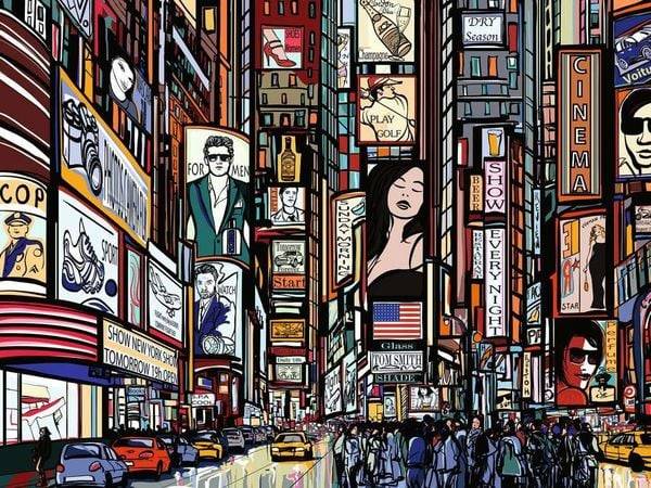 Puzzle Ravensburger Buntes New York 1000 Teile