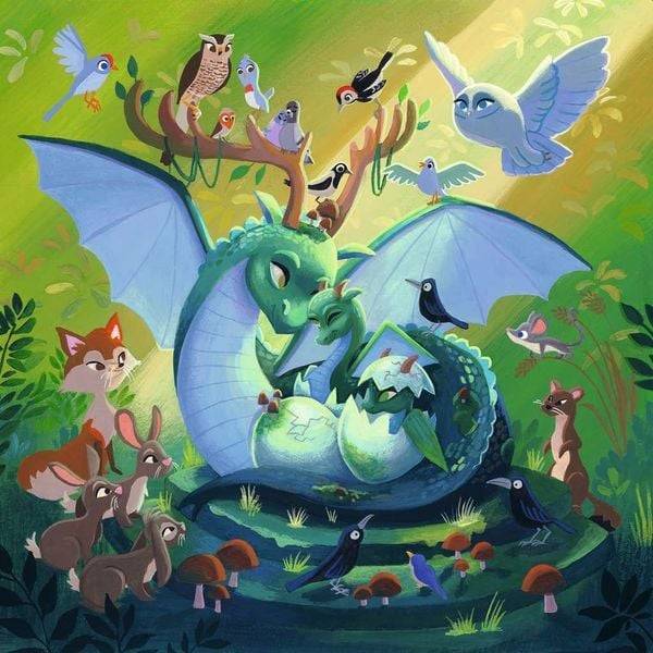 Puzzle Ravensburger Einhorn, Drache und Fee 3 X 49 Teile