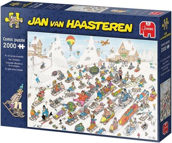 Jumbo Spiele - Jan van Haasteren - Es geht nur bergab 2000 Teile