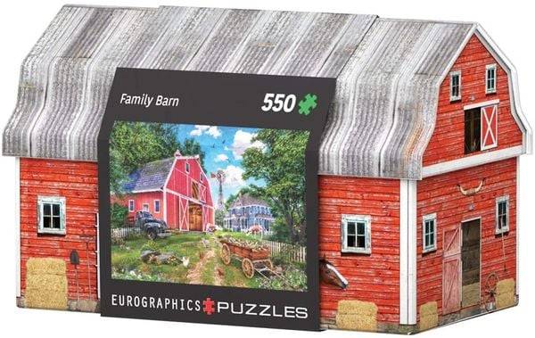 Eurographics 8551-5665 - Christmas Barn, 550 Blech Puzzle
