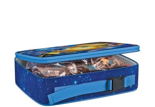 Eurographics 9100-5486 - Lunchbox, Brotdose mit Puzzle 100 Teile, Motiv: Solar System, Sonnensystem, ca. 27x21x7cm