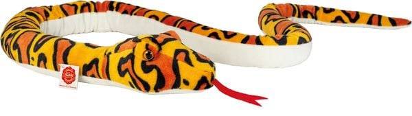 Teddy-Hermann - Schlange orange-gelb gemustert 175 cm