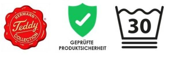 Teddy-Hermann - Schlange orange-gelb gemustert 175 cm