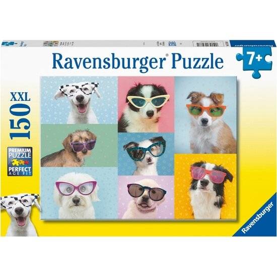 RAVENSBURGER Puzzle Lustige Hunde XXL 150 Teile