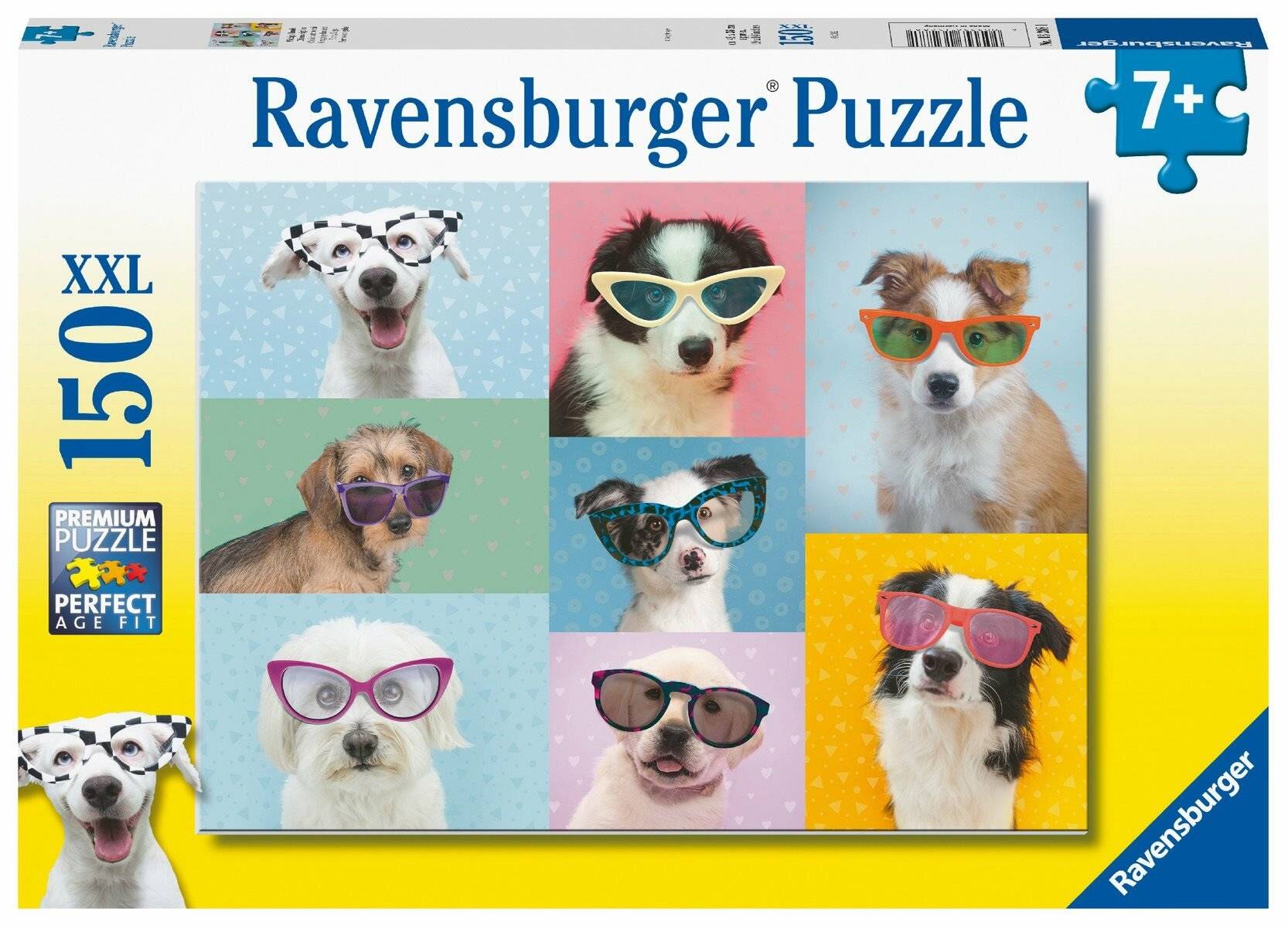 RAVENSBURGER Puzzle Lustige Hunde XXL 150 Teile