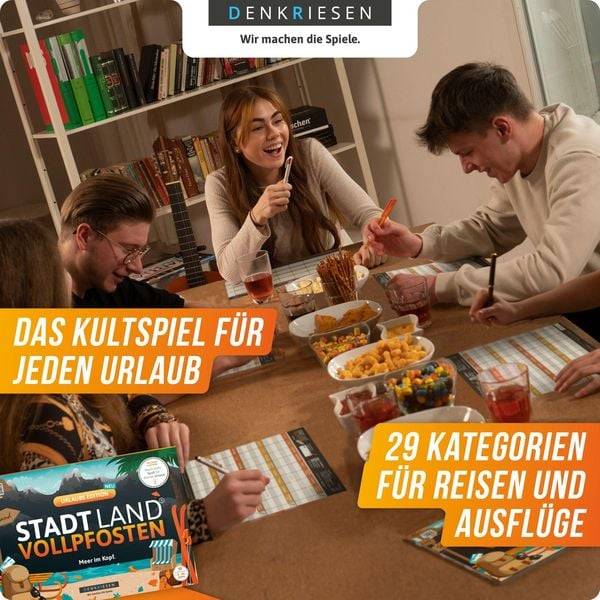 Denkriesen - Stadt Land Vollpfosten® - Urlaubs Edition - "Meer im Kopf" (Spiel)