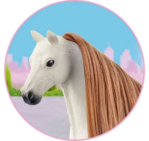Schleich 42651 - Horse Club, Haare Beauty Horses Choco, Wechsel-Haar-Set Mähne+Schweif