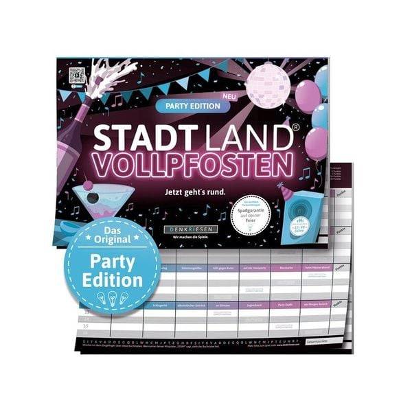 Denkriesen - Stadt Land Vollpfosten® - Party Edition "Jetzt geht's rund" (Spiel)