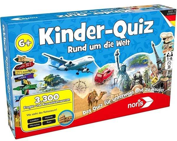 Noris Spiele - Kinderquiz Rund um die Welt