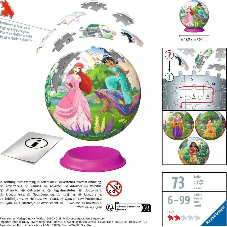 3D Puzzle-Ball Disney Princess